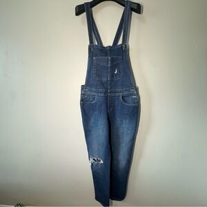 Levis Womens Bib Overalls Blue Denim Pants Utility size 28